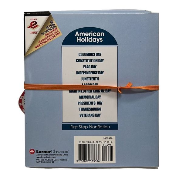 Home School Books Lerner Classroom American Holiday's Bundle 10 Piece Set NEW - Picture 3 of 7
